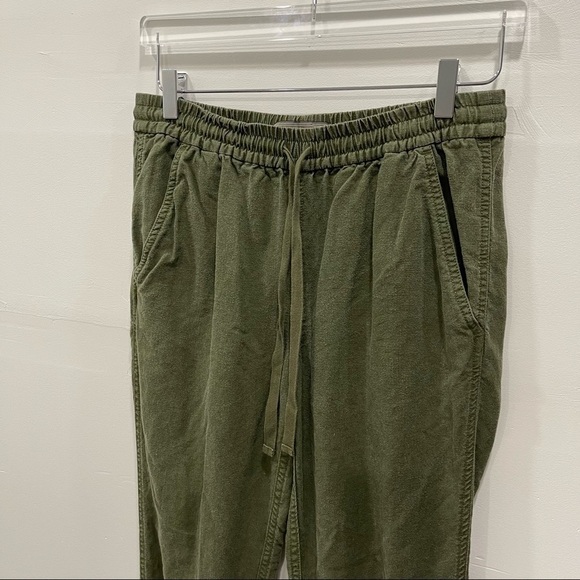 J. Crew Point Sur Seaside Pants Jogger Casual Pants Linen Blend Size 2 Green - Picture 5 of 10